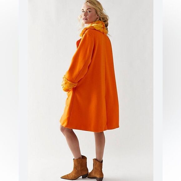 New Free People Roxy Wool Coat/ Size S - Picture 5 of 10